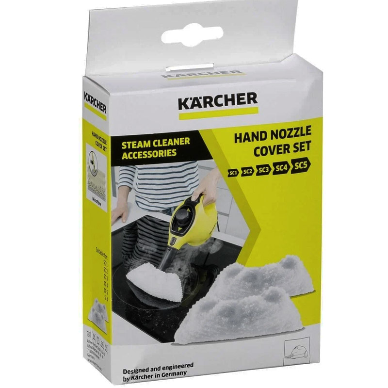 Set protectie Karcher din microfibra, pentru duza de mana, pentru aparatele de curatat cu abur din seriile SC1-SC5 & SI4