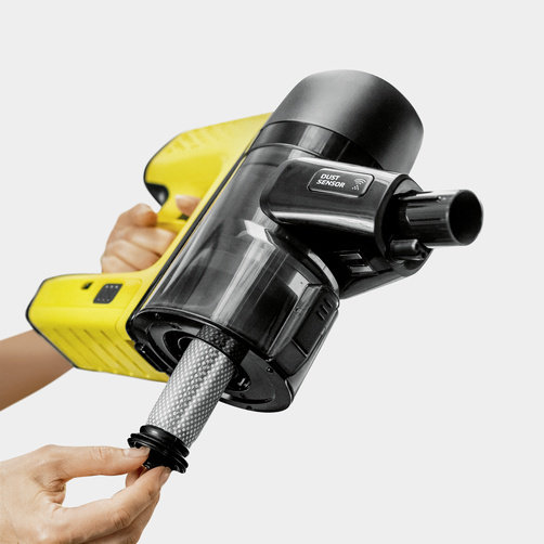 Aspirator vertical cu acumulator integrat 25.2V, Karcher, tip VC7 Cordless YourMax (yellow)