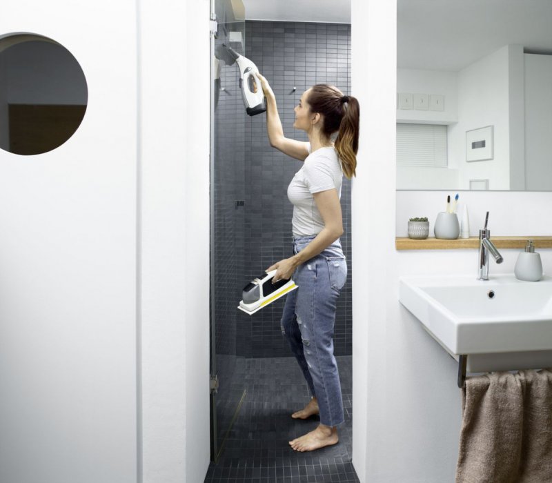 Curatitor de ferestre Karcher WV2 + KV4 WHITE