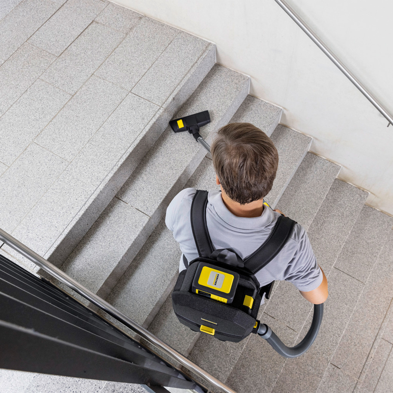 Aspirator uscat tip rucsac cu sac de aspirare, BVL3/1 Bp Go!Further, cadou 10 saci