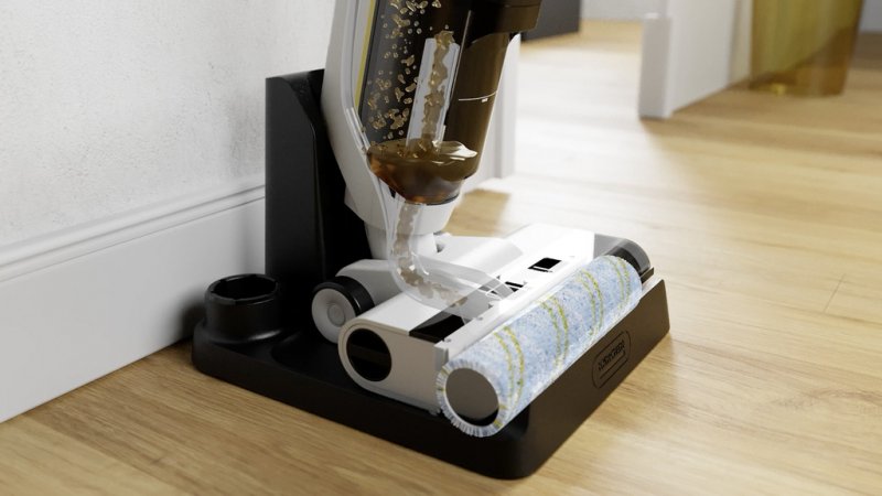 Mop si aspirator cu acumulator 18V, rola 240mm, Karcher FCV 3 Extra+