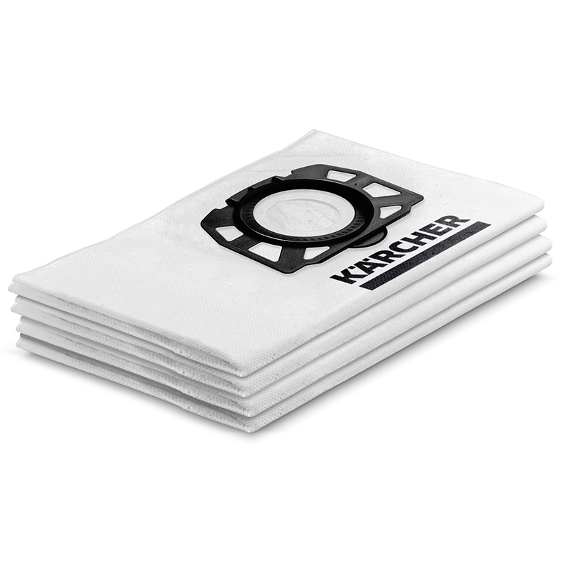 Set 4 saci filtranti din fleece Karcher pentru WD2Plus, WD3, SE4001, SE4002, KWD, tip KFI357