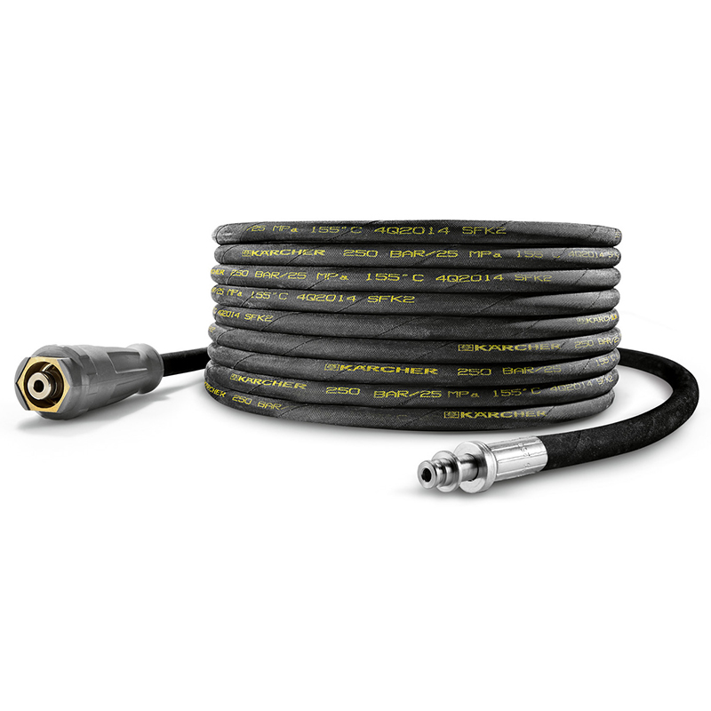 Furtun inalta presiune Karcher, DN6, 250 bar, 15 m, 1 x EASY!Lock / 1 x Conector tambur AVS