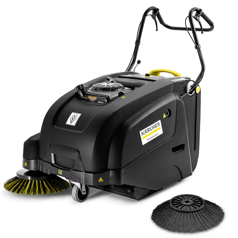 Masina de maturat-aspirat cu motor termic Karcher KM 75/40 W G Anniversary Edition, autotractare, cadou perie laterala cu peri duri