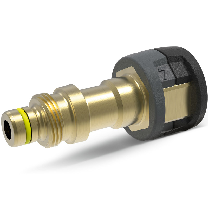 Adaptor EASY!Lock din alama, Karcher tip 7 M18IG-TR20AG, pentru aparatele de spalat cu presiune din gama HD si HDS