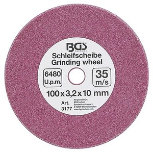 Disc pentru masinile de ascutit lanturi, Ø 100 x 3,2 x 10 mm