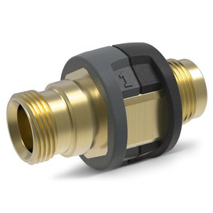 Adaptor (cupla) EASY!Lock din alama M22x1.5, Karcher tip 1 M22AG-TR22AG, pentru aparatele de spalat cu presiune din gama HD si HDS